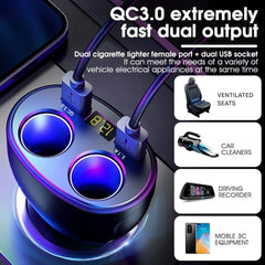 Airmag 2-in-1 Car Power Socket Splitter for 12V Outlet