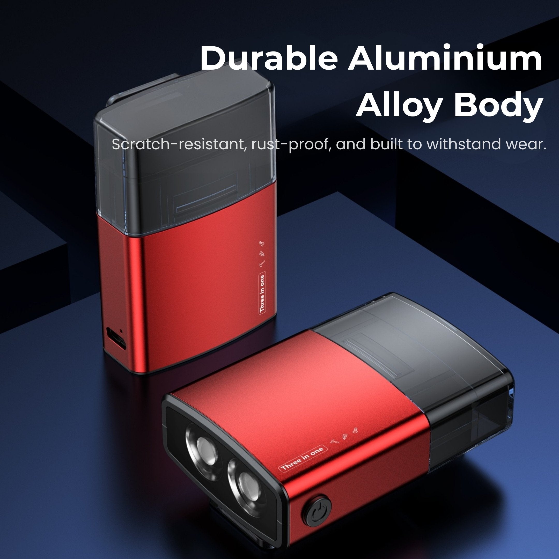 Airmag 3-in-1 Car Safety device with Glass Breaker, Seatbelt Cutter & Torch