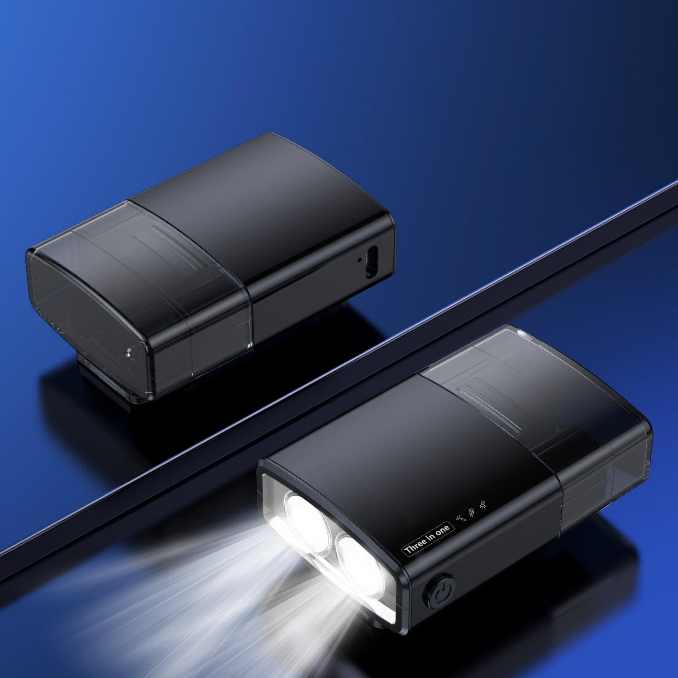 Airmag 3-in-1 Car Safety device with Glass Breaker, Seatbelt Cutter & Torch