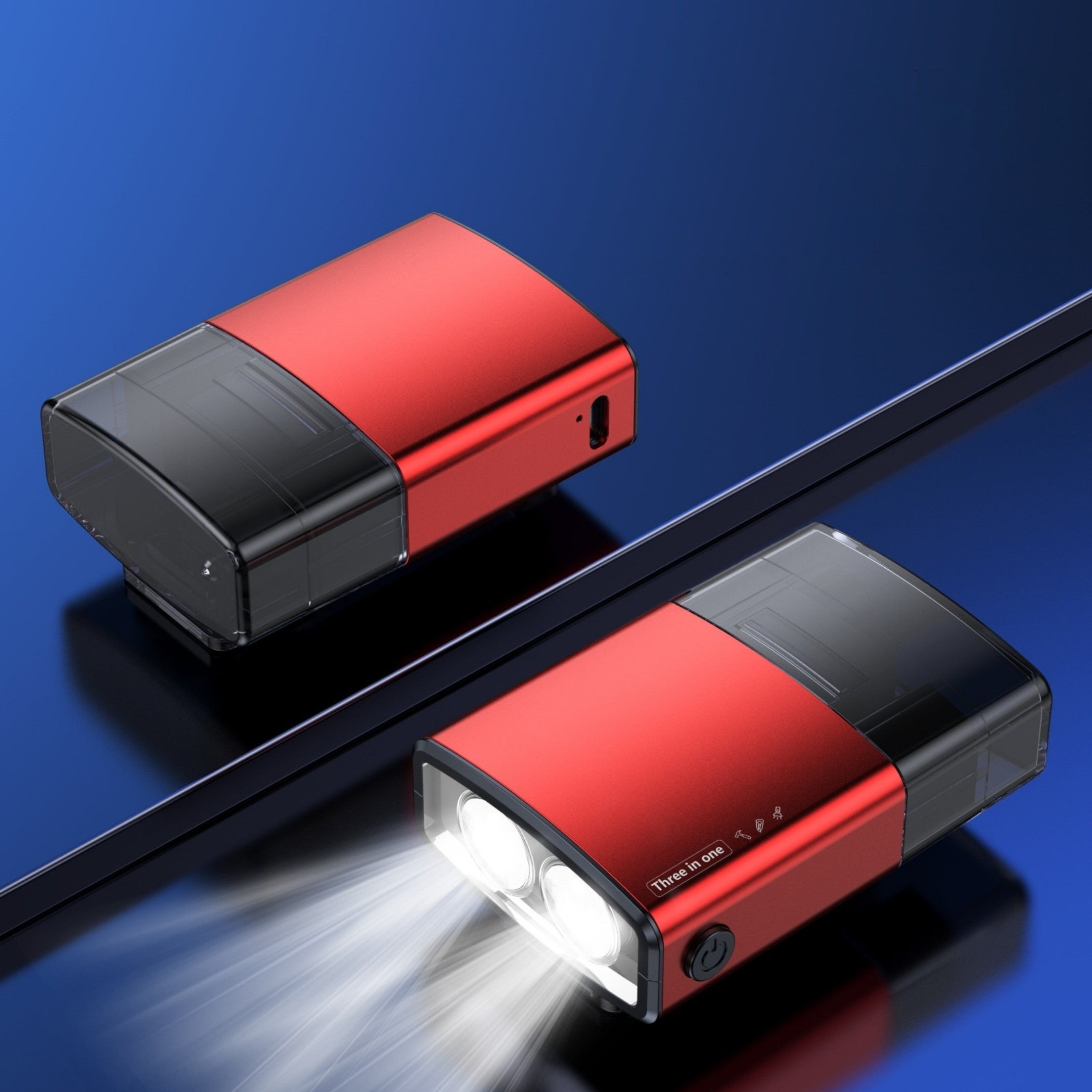 Airmag 3-in-1 Car Safety device with Glass Breaker, Seatbelt Cutter & Torch